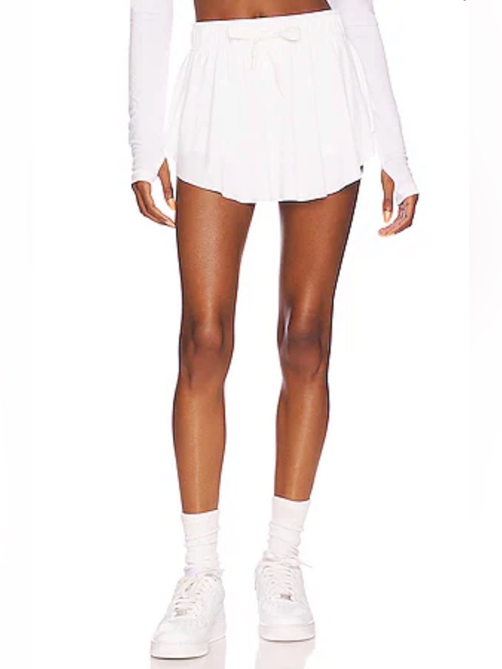 Revolve x FP Movement On Point Mini Skort in Painted White size medium